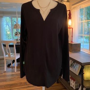Maurices black thermal long sleeve top